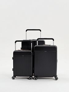 Чемодан Roma набор 3 шт - Чёрный